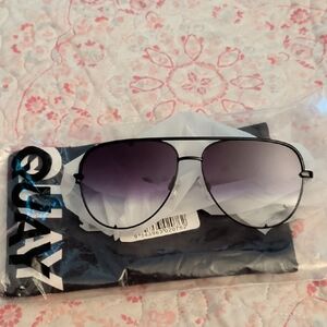 Quay Australia Black and Gray Sunglasses